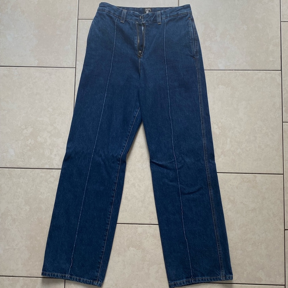 NWT PRPS Indigo Blue F86P14 Womens Wide Legs Jeans